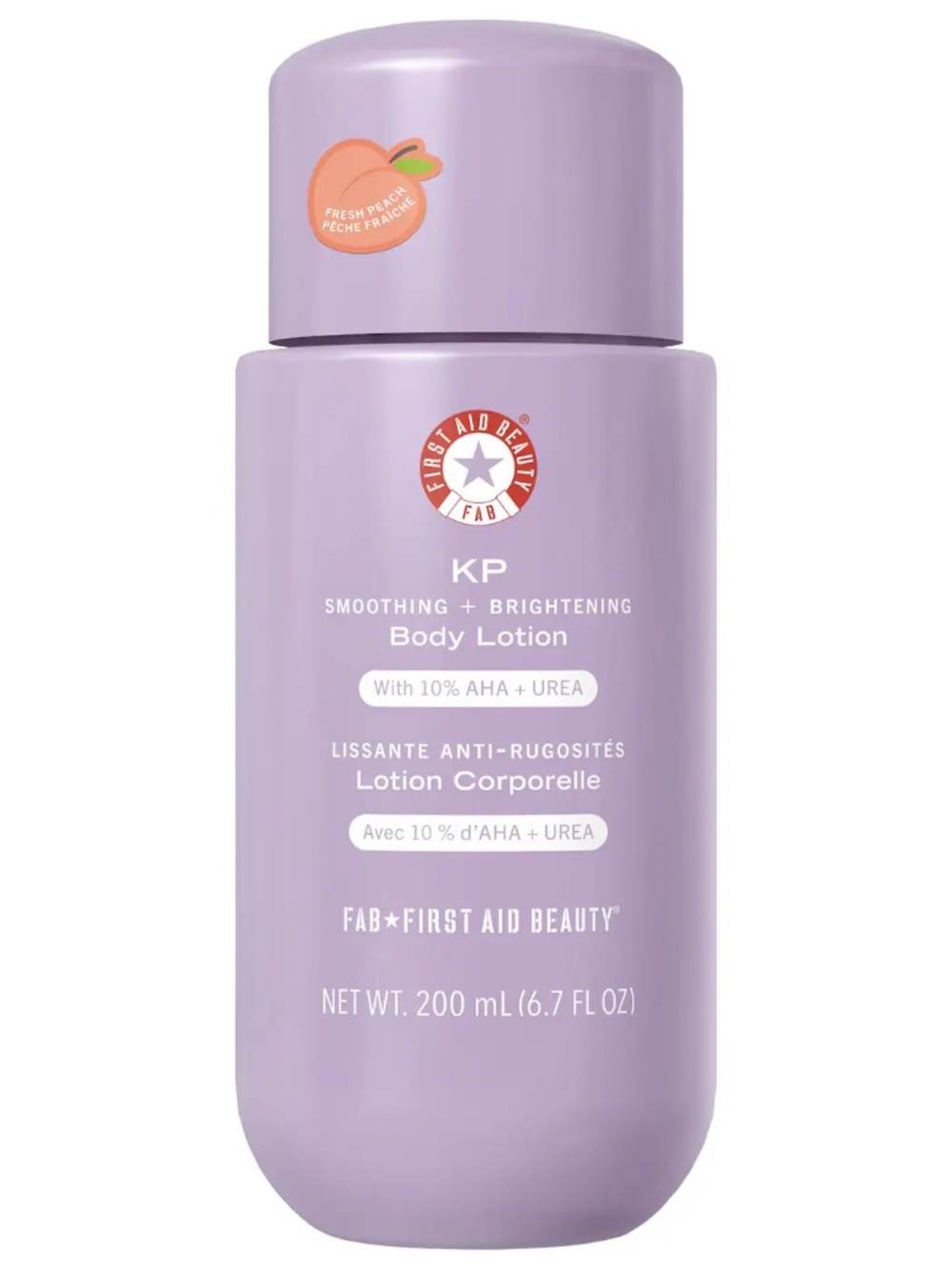 First Aid Beauty KP Smoothing + Brightening Body Lotion with 10% AHA + Urea